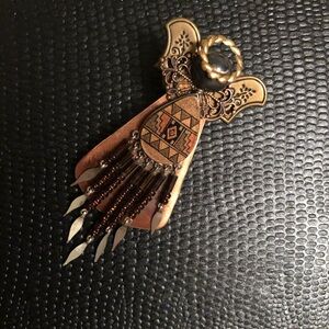 Bohemian Bronze Angel Pin